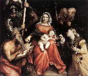 Lorenzo Lotto Mystic Marriage of St Catherine oil painting on canvas